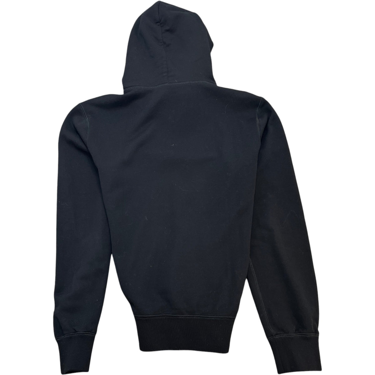 Men's Crown Logo Print Hoodie Black Size M - Photo 2