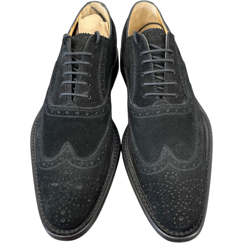 Men's Derby Loafers Black Size EU 40.5 / UK 6.5