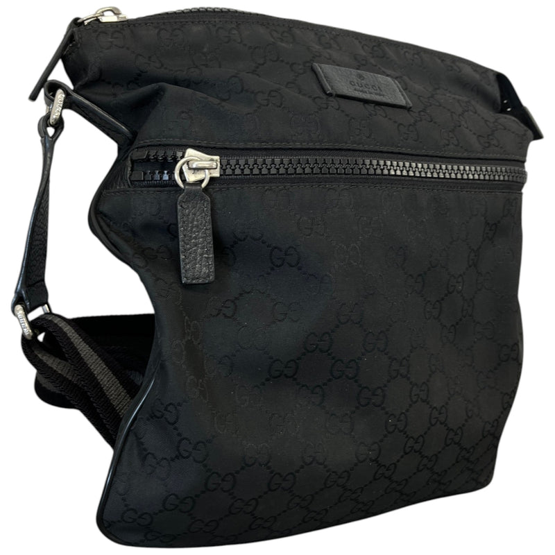 Men's Gg Supreme Messenger Bag Black