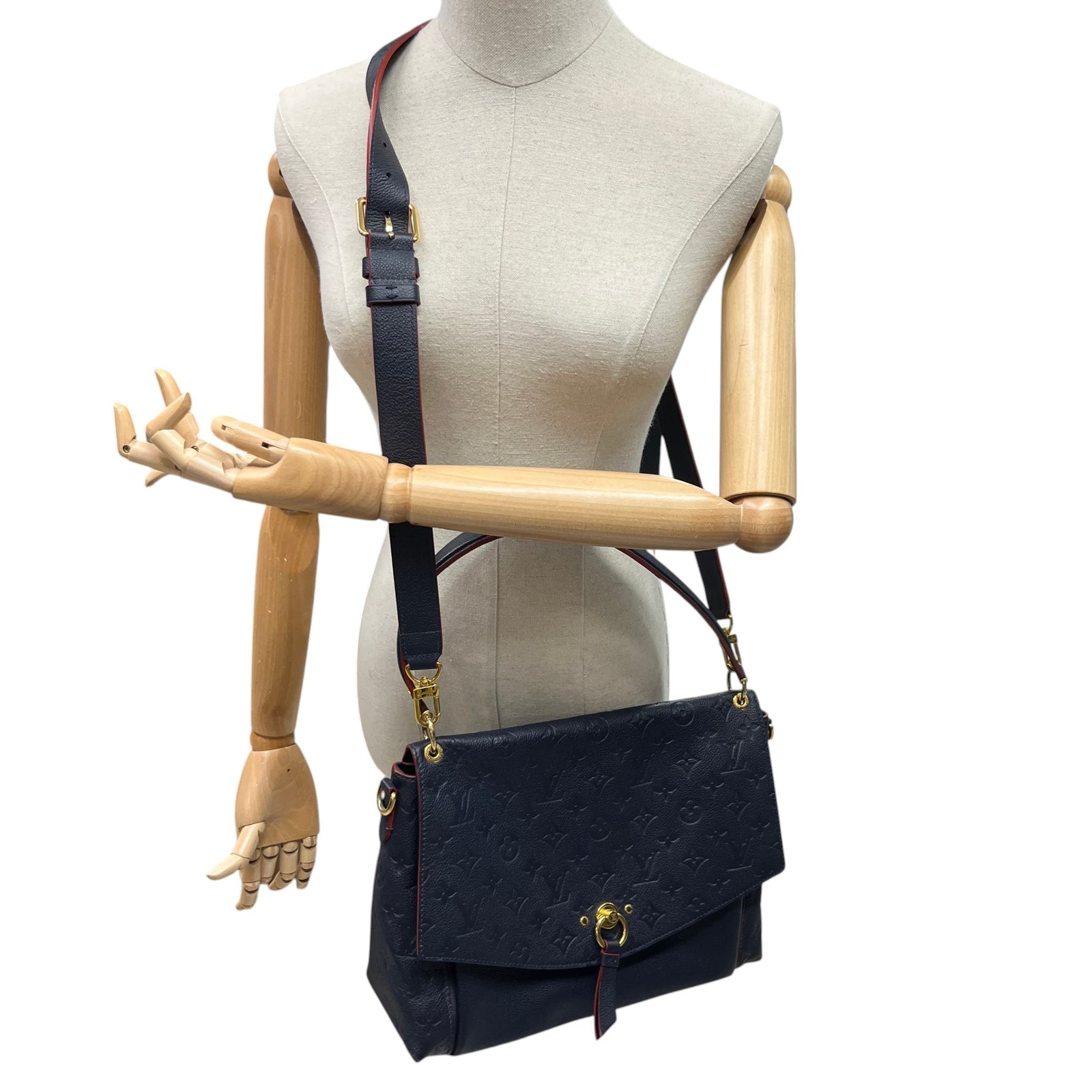 Women's Monogram Blanche Handbag Navy - Photo 2