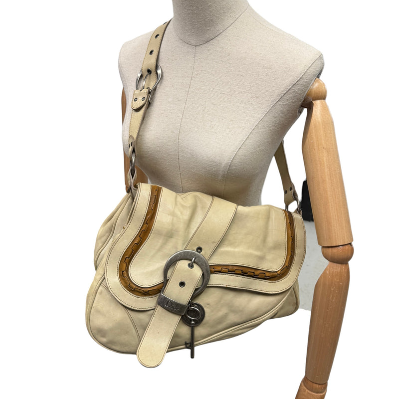 Women's Gaucho Double Saddle Bag Cream