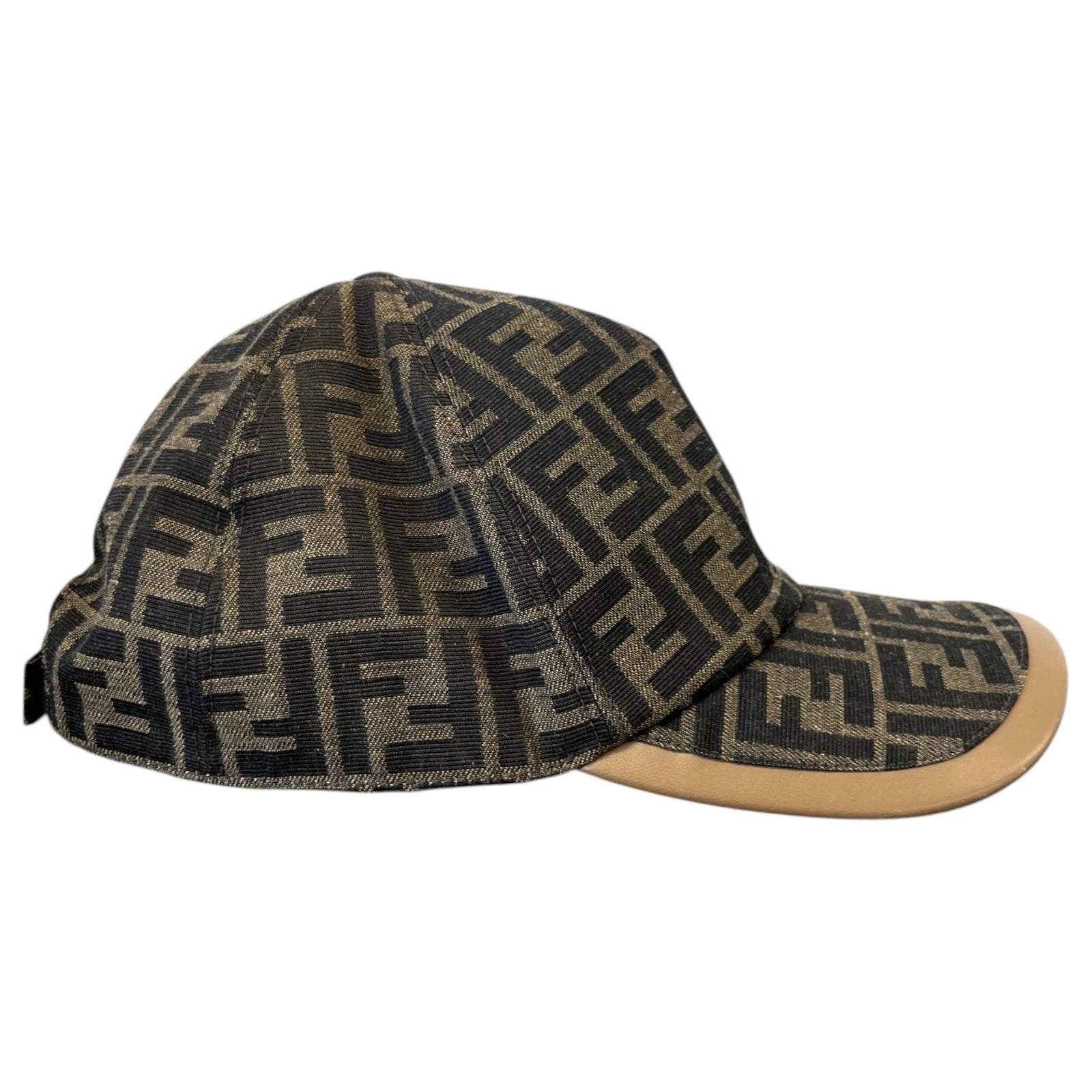 Men's Ff Monogram Cap Brown - Photo 5
