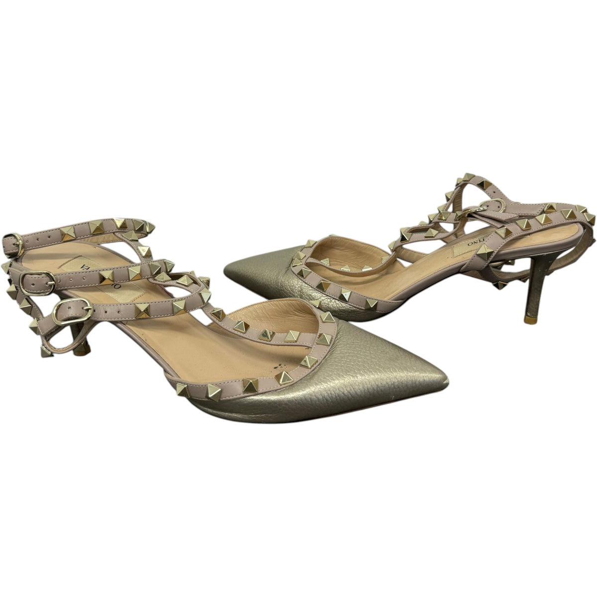 Women's Rockstud Heels Mauve Size UK 6.5 / EU 39.5 - Photo 3