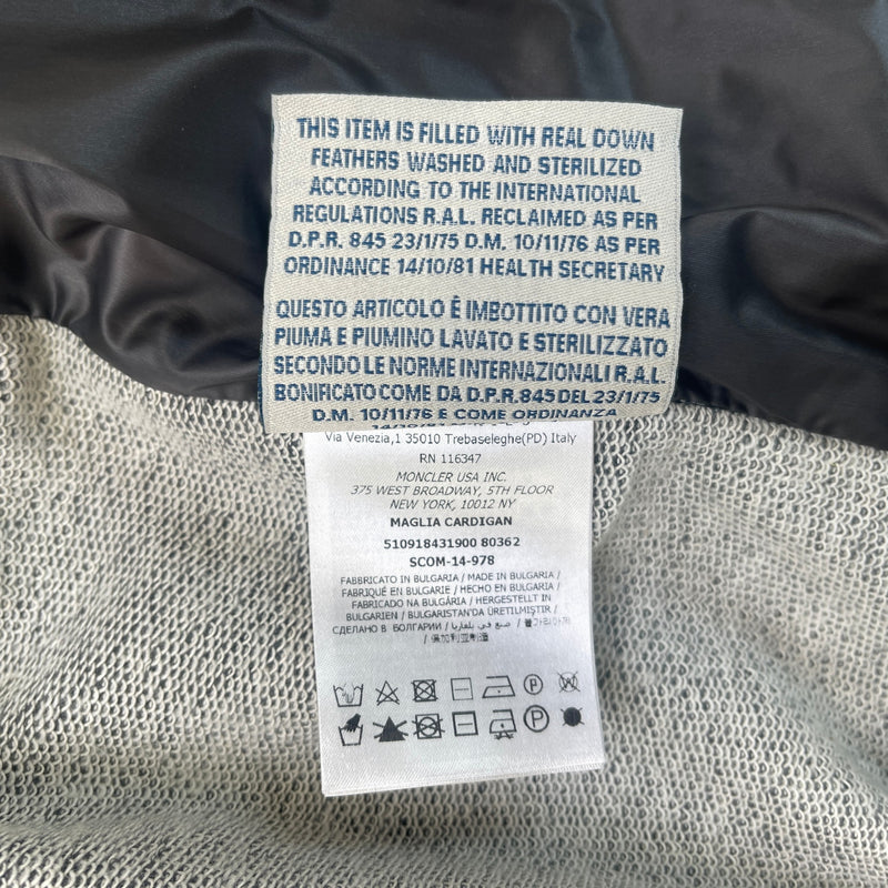 Men's Maglia Cardigan Jacket Grey Size L