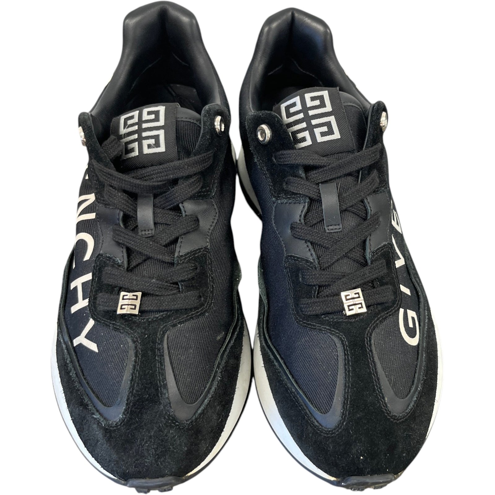 Men's Giv Runner Low Trainers Black Size EU 40 / UK 6 - Photo 6