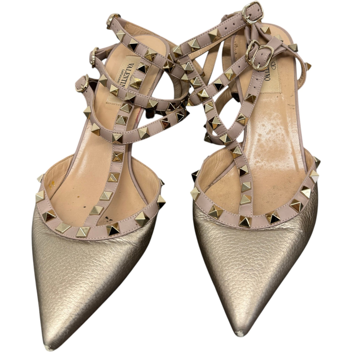 Women's Rockstud Heels Mauve Size UK 6.5 / EU 39.5 - Photo 6