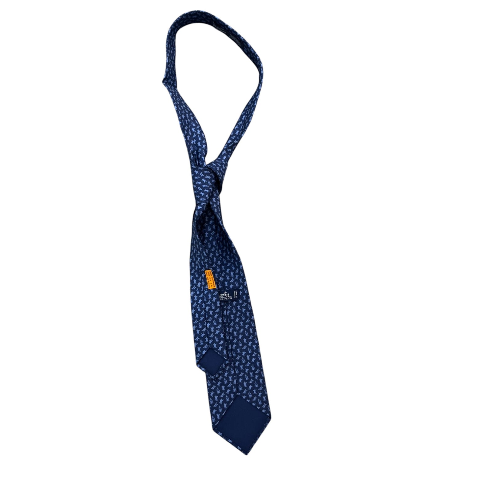 Men's Cravate Tie Blue - Photo 3