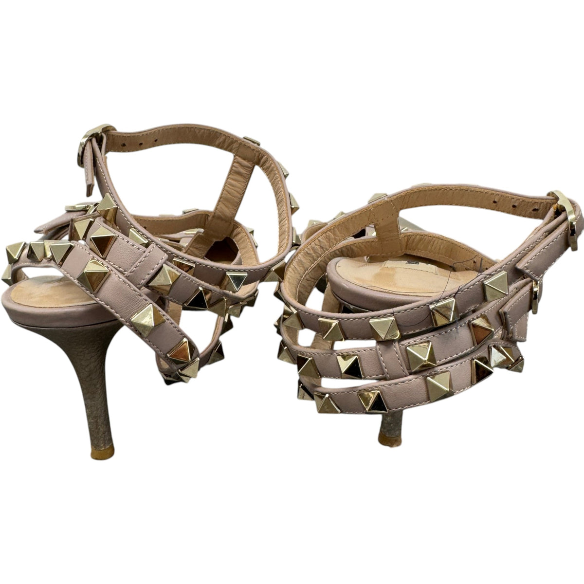 Women's Rockstud Heels Mauve Size UK 6.5 / EU 39.5 - Photo 8