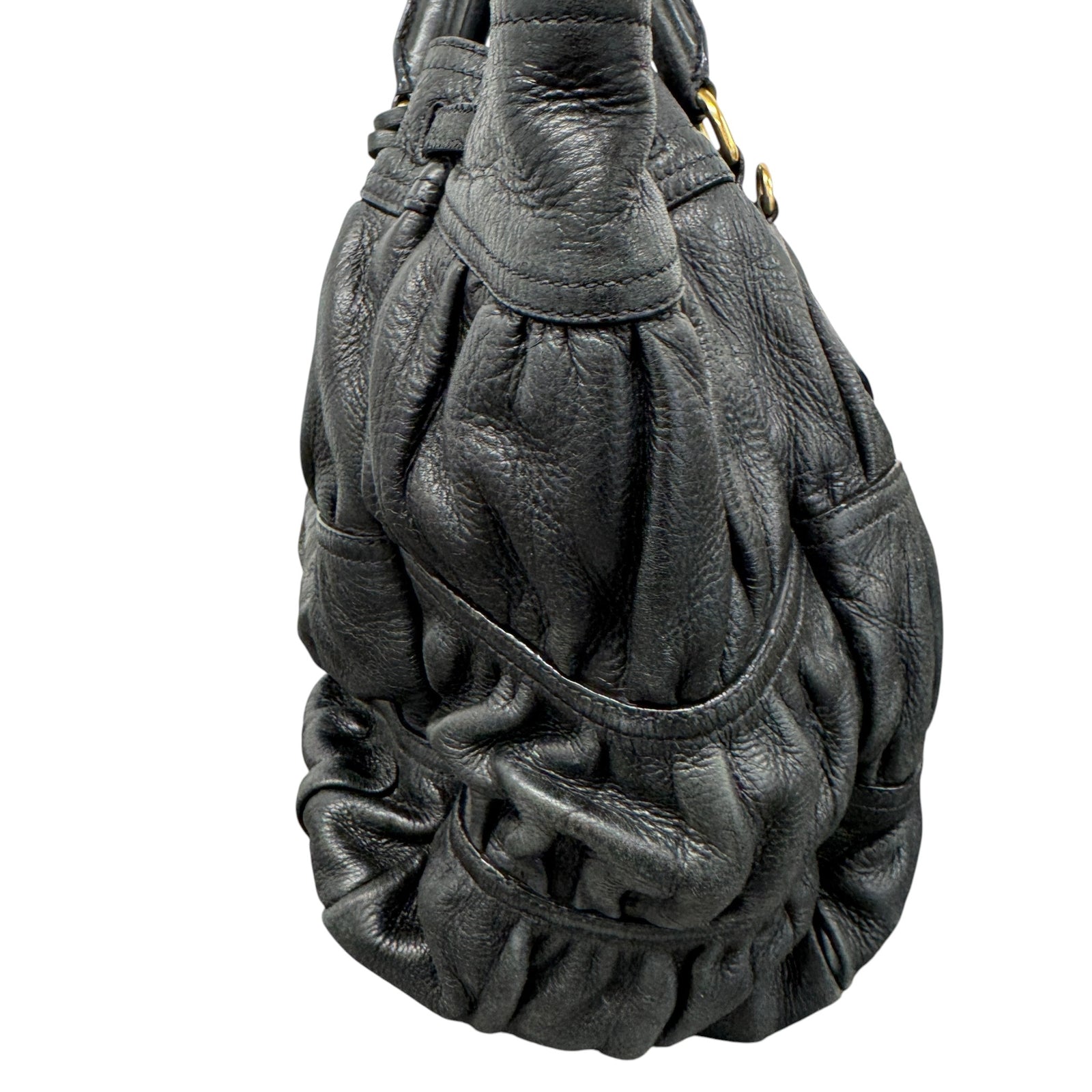Women's Gaufre Handbag Black - Photo 5