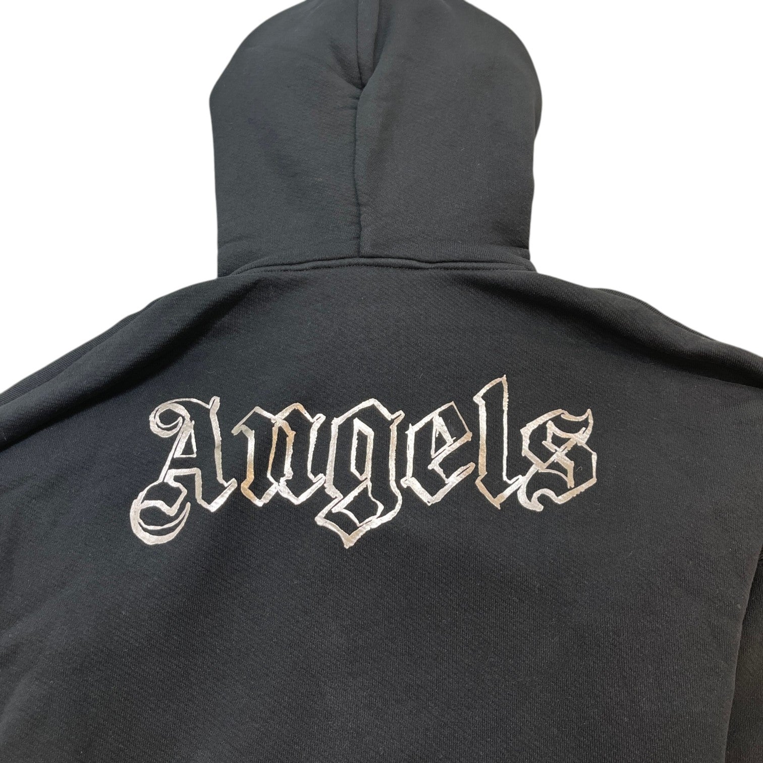 Men's Logo Print Hoodie Black Size S - Photo 6