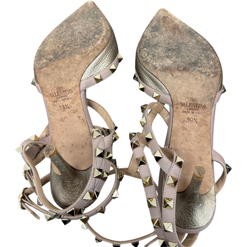 Women's Rockstud Heels Mauve Size UK 6.5 / EU 39.5