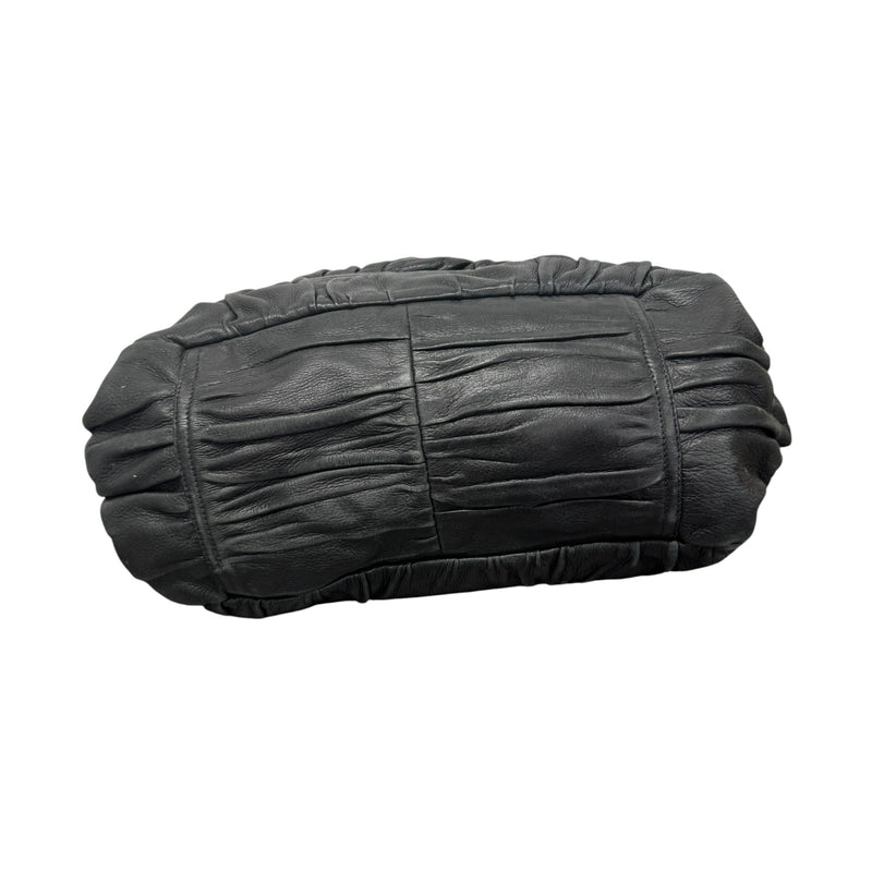 Women's Gaufre Handbag Black