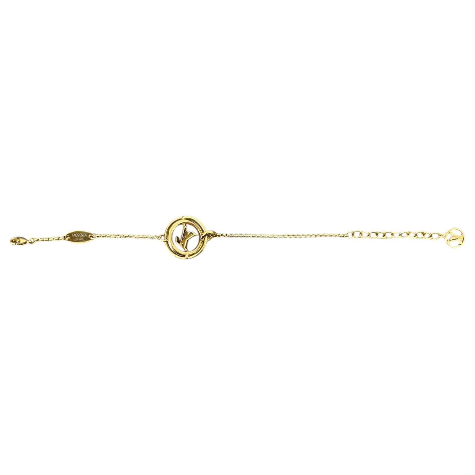 Women's Signature Lv Circle Motif Bracelet Gold - Photo 2