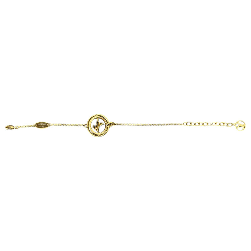 Women's Signature Lv Circle Motif Bracelet Gold