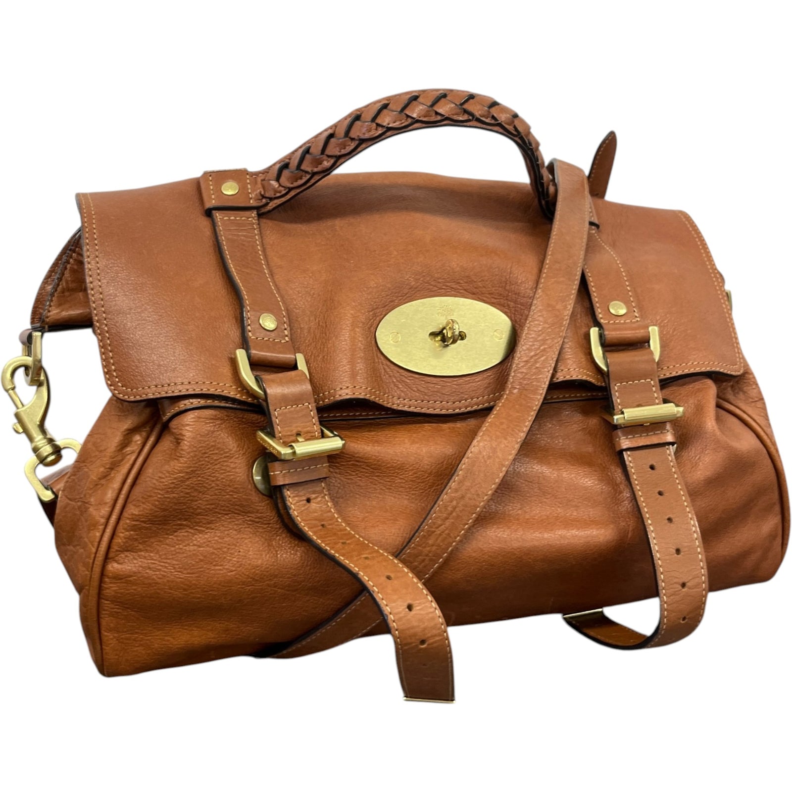 Women's Alexa Satchel Handbag Brown - Photo 5