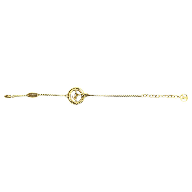 Women's Signature Lv Circle Motif Bracelet Gold