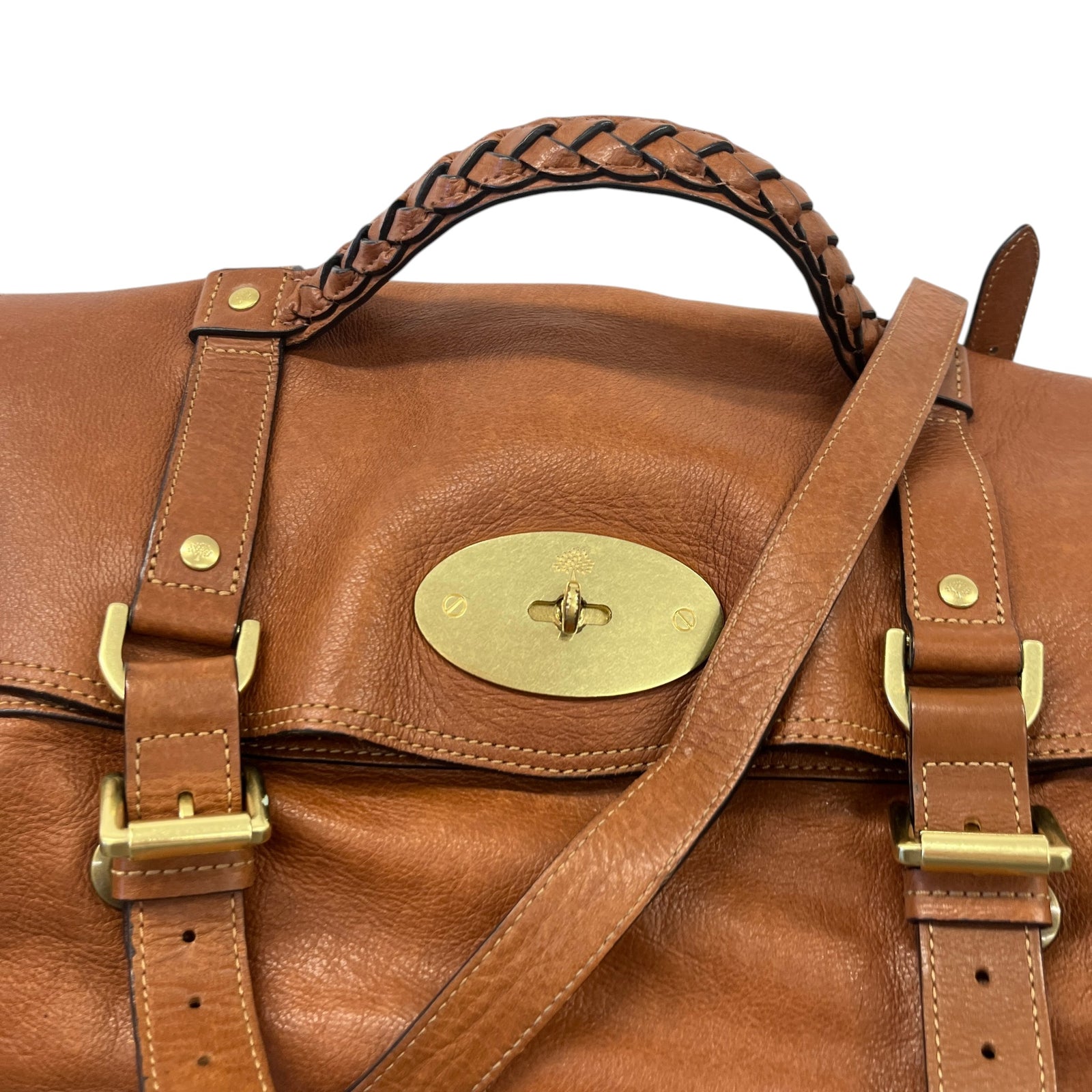 Women's Alexa Satchel Handbag Brown - Photo 9