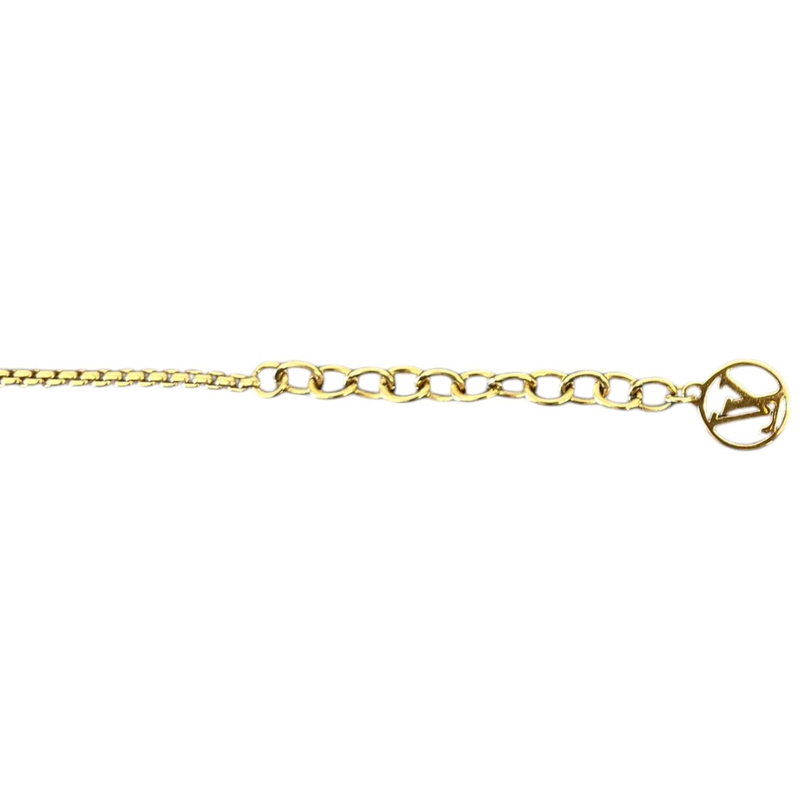 Women's Signature Lv Circle Motif Bracelet Gold - Photo 4