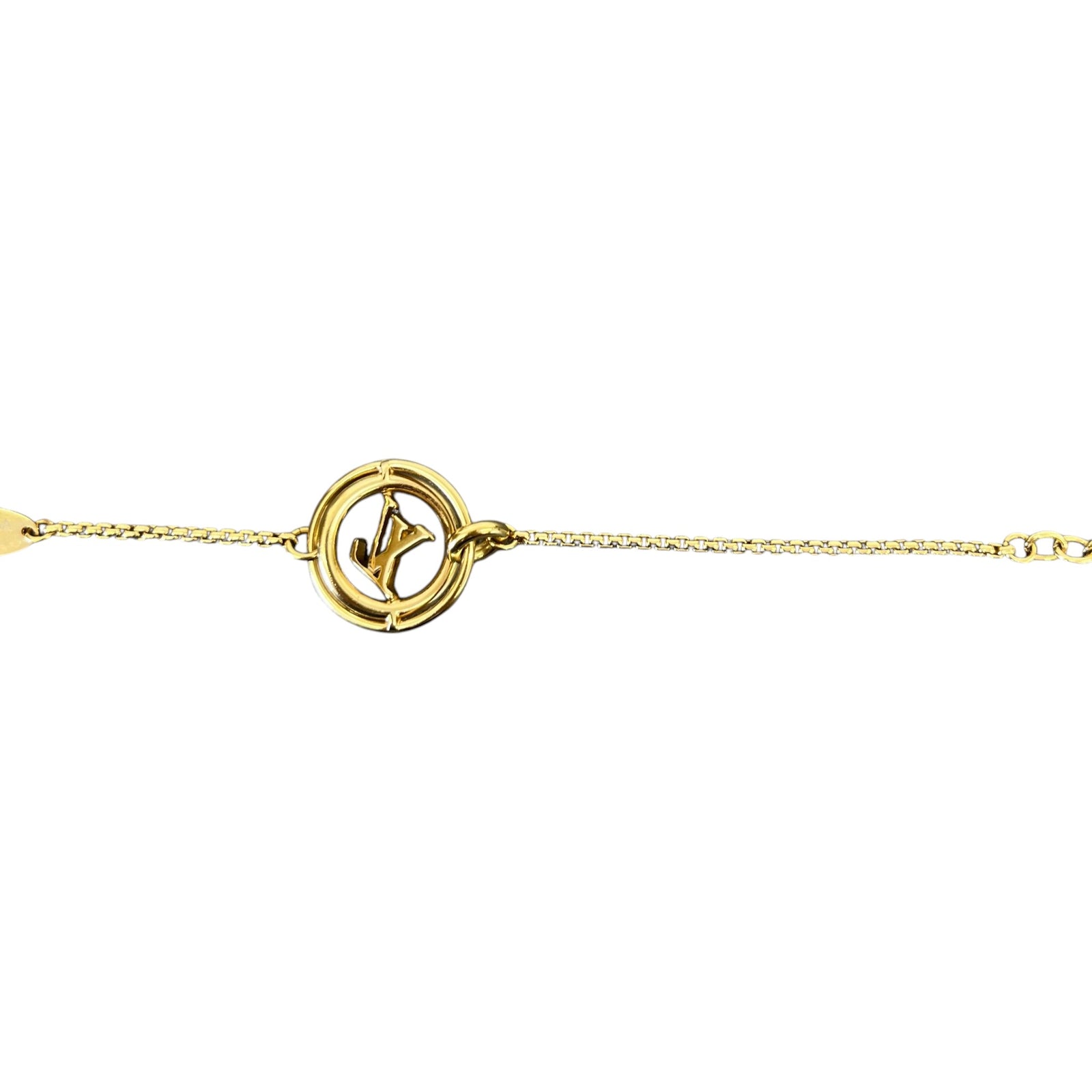 Women's Signature Lv Circle Motif Bracelet Gold - Photo 6