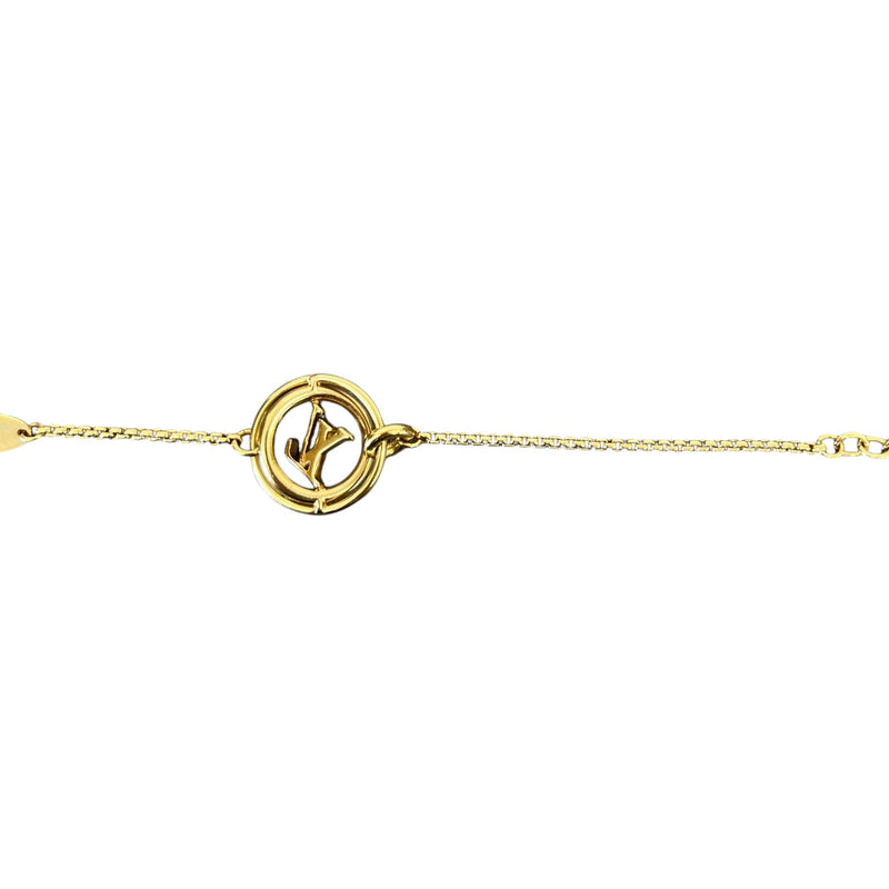 Women's Signature Lv Circle Motif Bracelet Gold