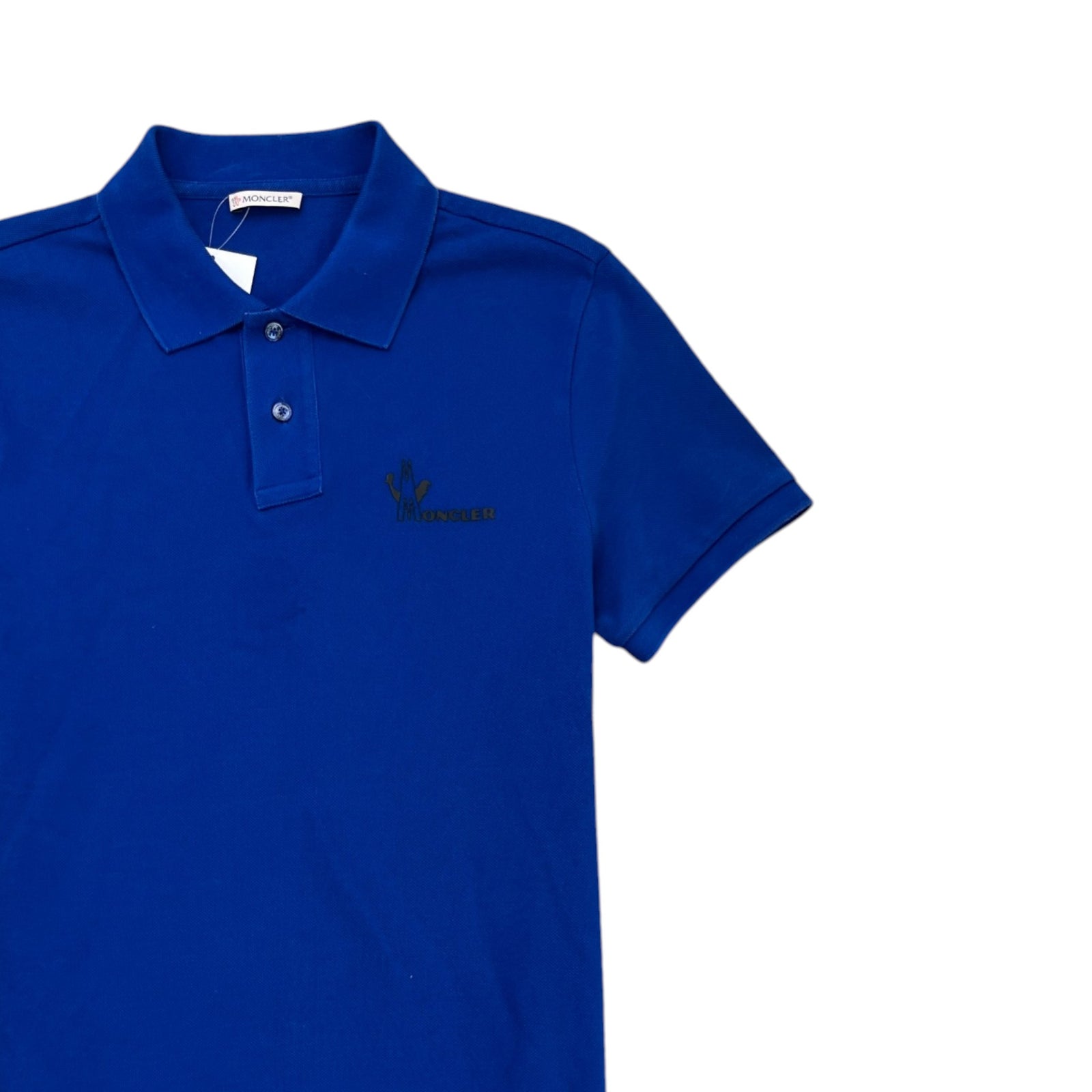 Men's Maglia Polo Shirt Blue Size S - Photo 3