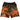 Men's Damier Jacquard Cotton Shorts Orange Size XL