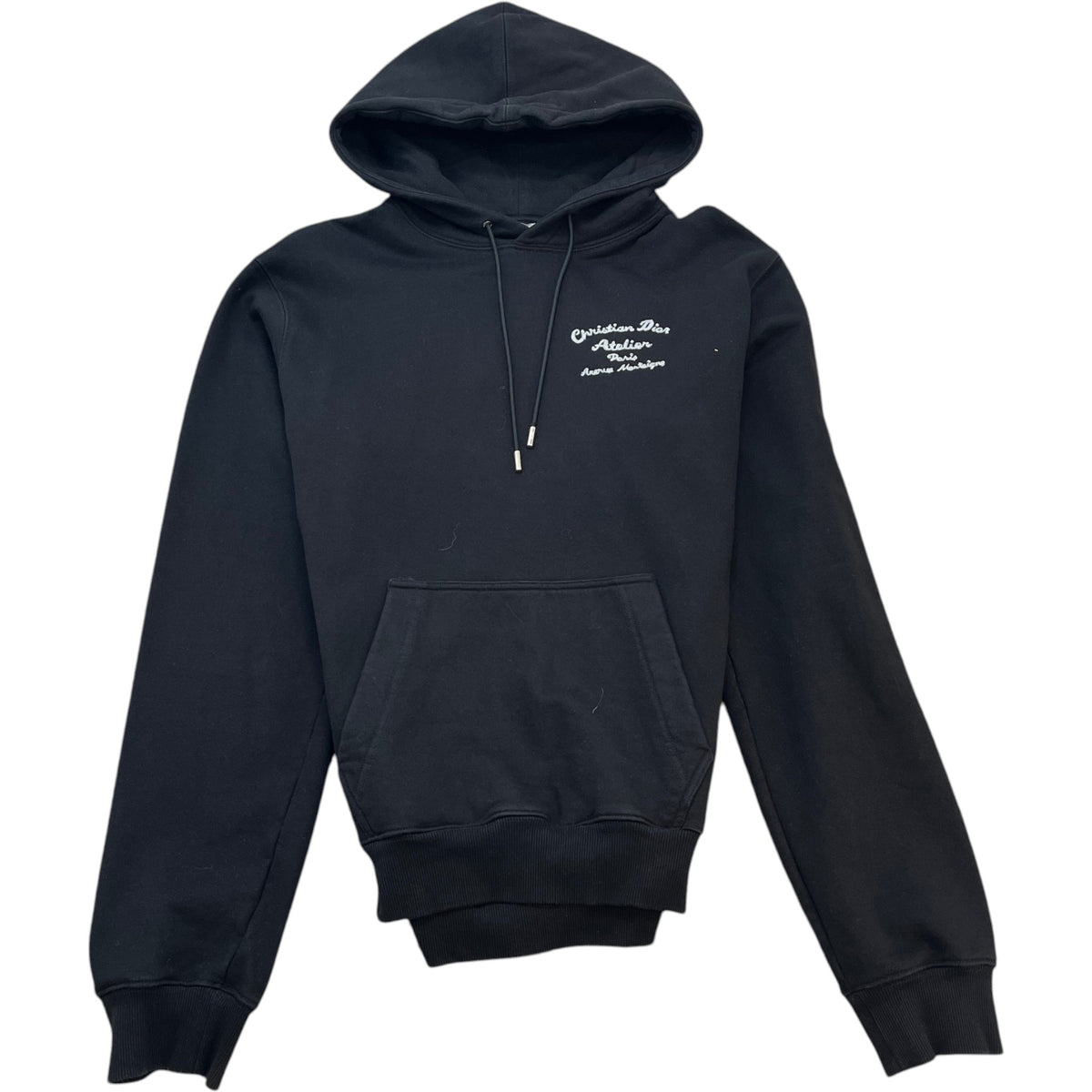 Men's Atelier Embroidered Hoodie Black Size XL - Photo 1