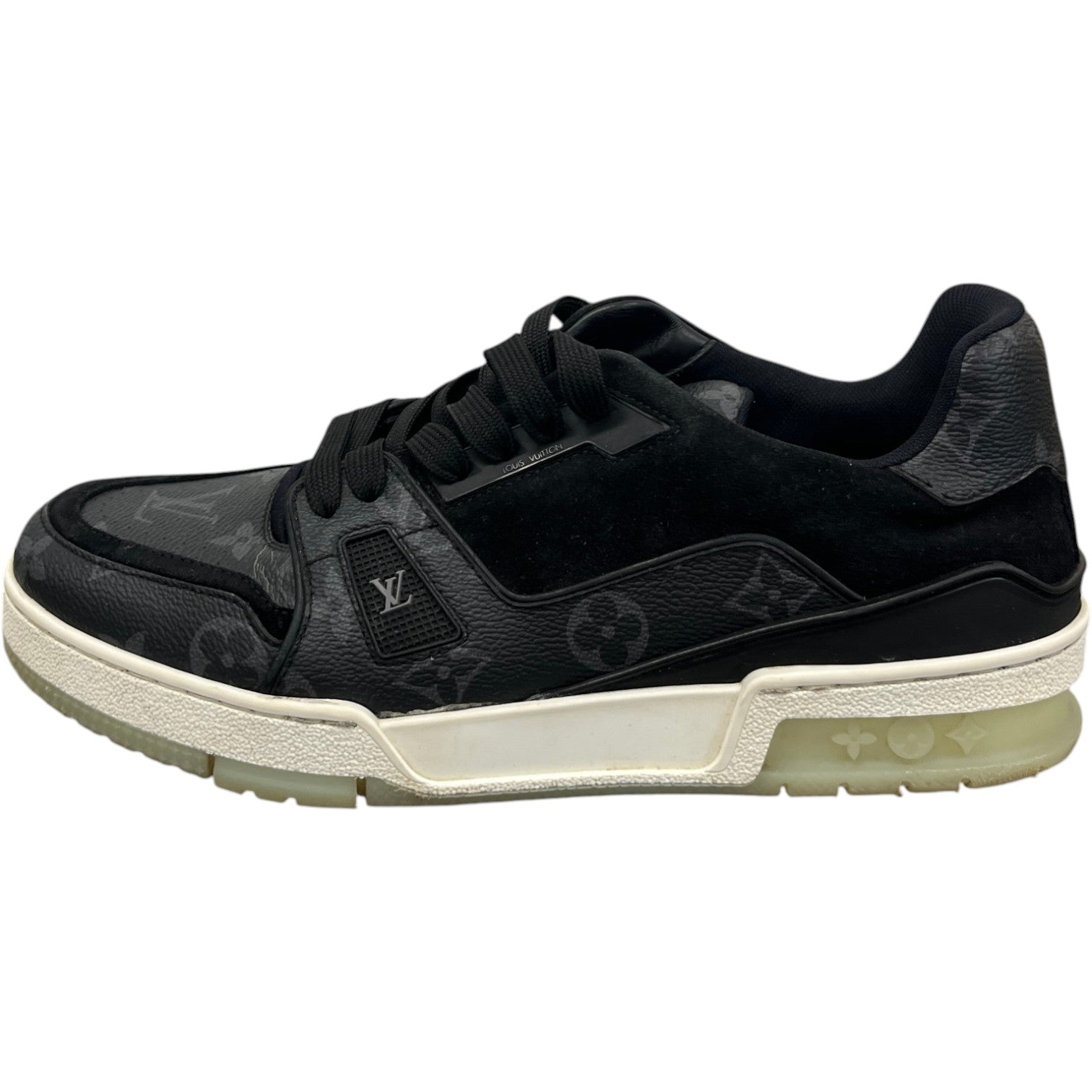 Men's Monogram Eclipse Low Trainers Black Size EU 40 / UK 6 - Photo 5