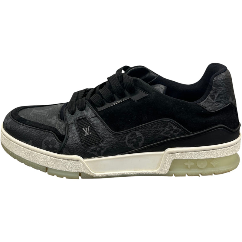 Men's Monogram Eclipse Low Trainers Black Size EU 40 / UK 6
