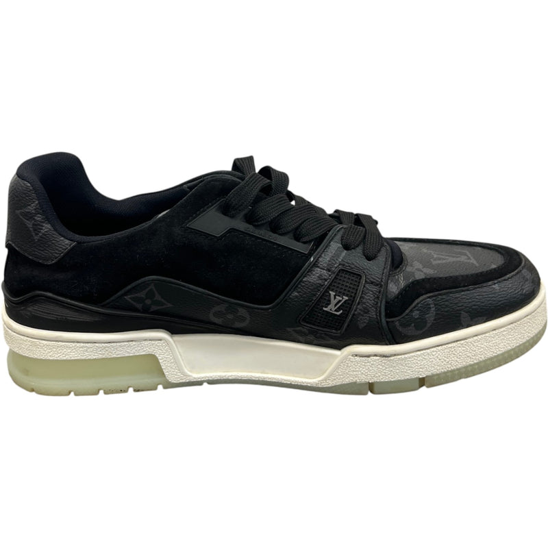 Men's Monogram Eclipse Low Trainers Black Size EU 40 / UK 6