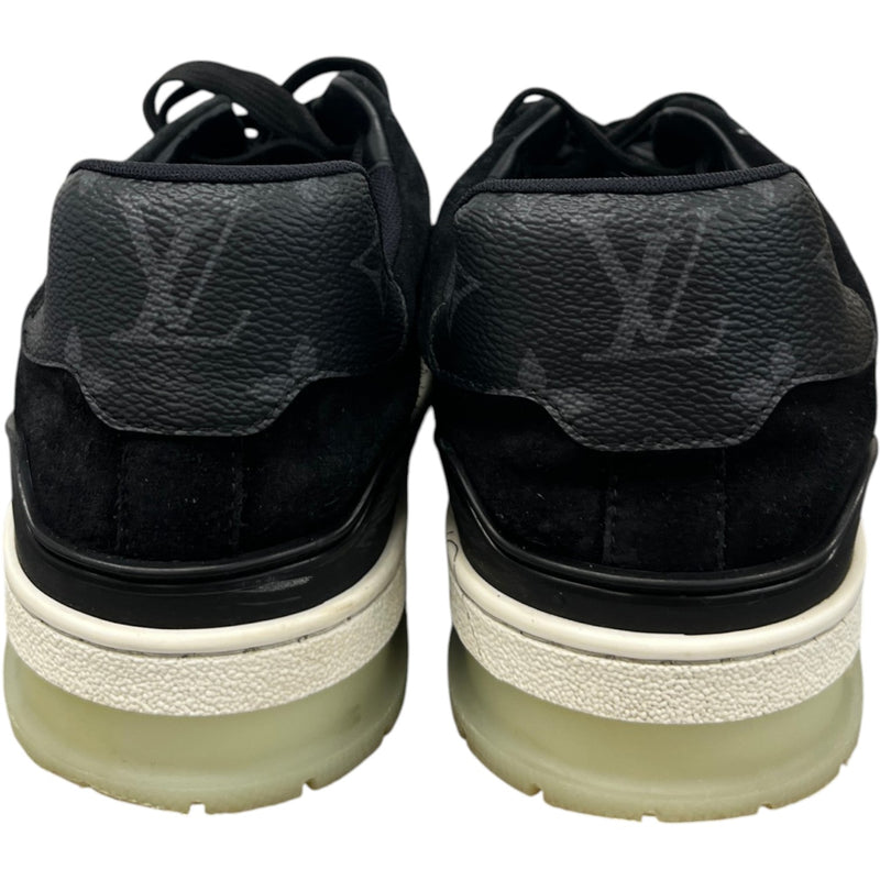 Men's Monogram Eclipse Low Trainers Black Size EU 40 / UK 6