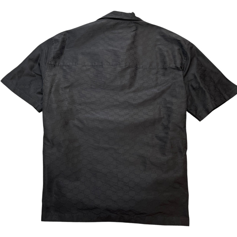 Men's Gg Faille Shirt Black Size IT 48 / UK M