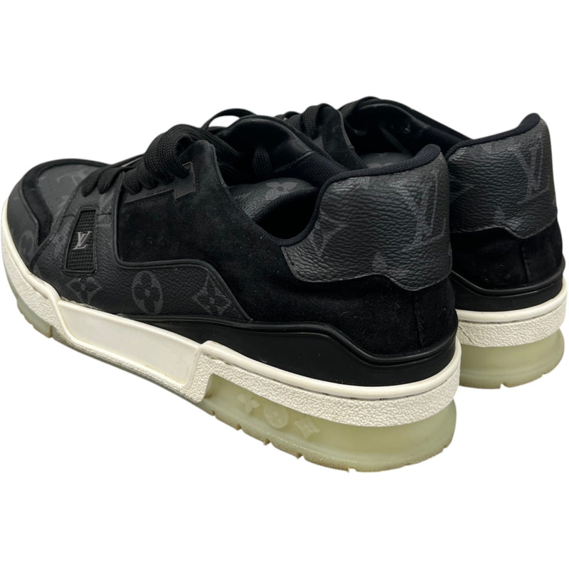 Men's Monogram Eclipse Low Trainers Black Size EU 40 / UK 6