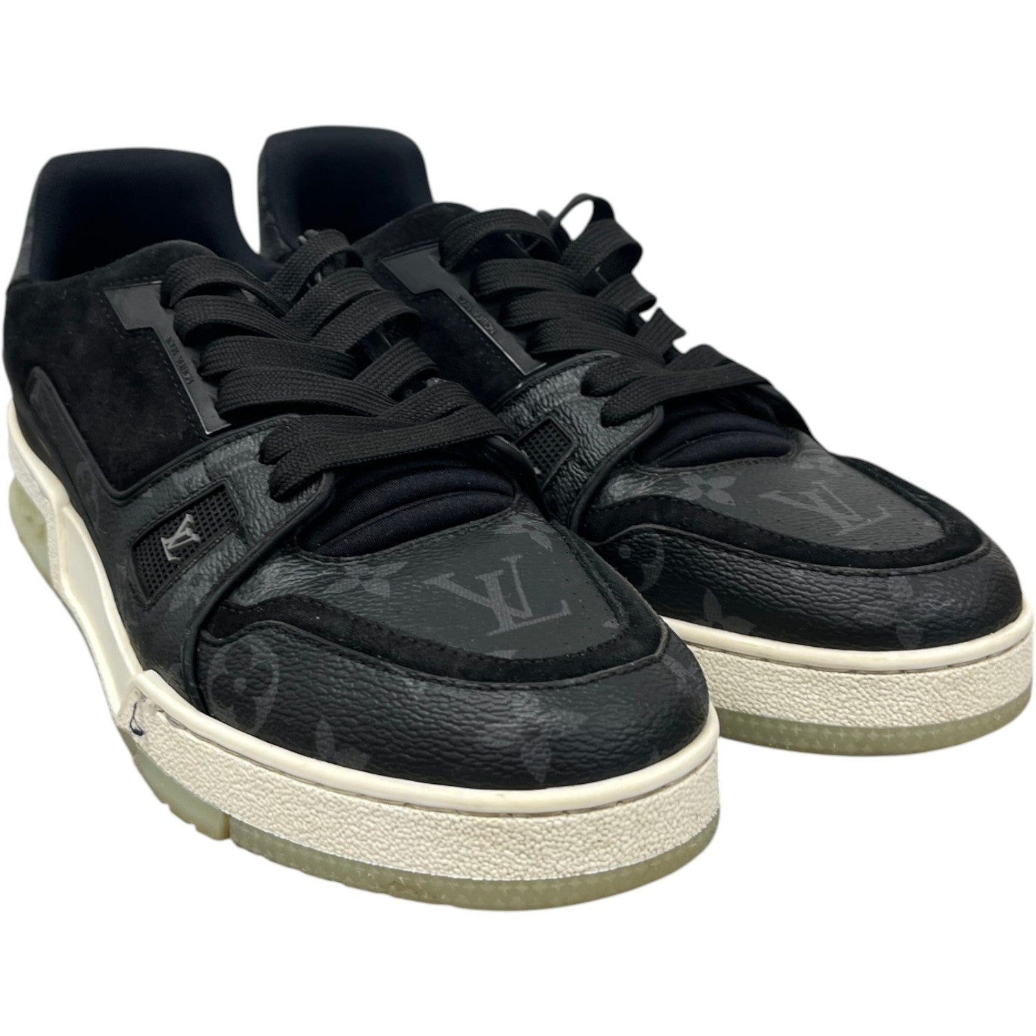 Men's Monogram Eclipse Low Trainers Black Size EU 40 / UK 6 - Photo 7