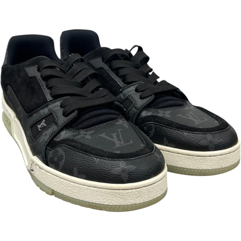 Men's Monogram Eclipse Low Trainers Black Size EU 40 / UK 6