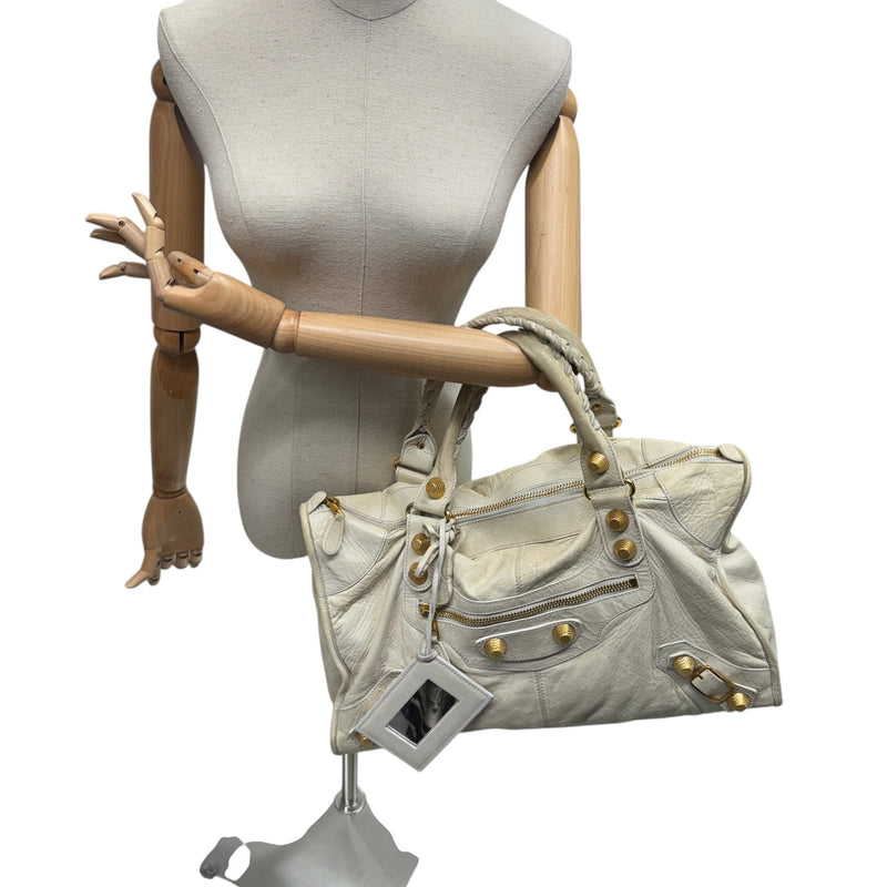 Women's Large City Bag White