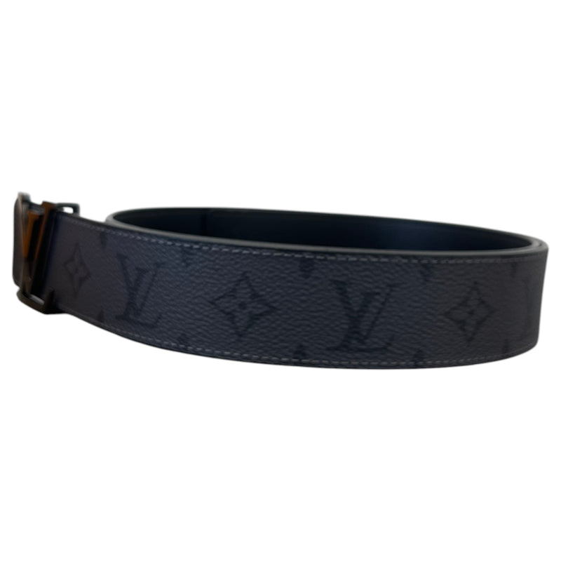 Men's Reversible LV Initials Belt Black Size 32"