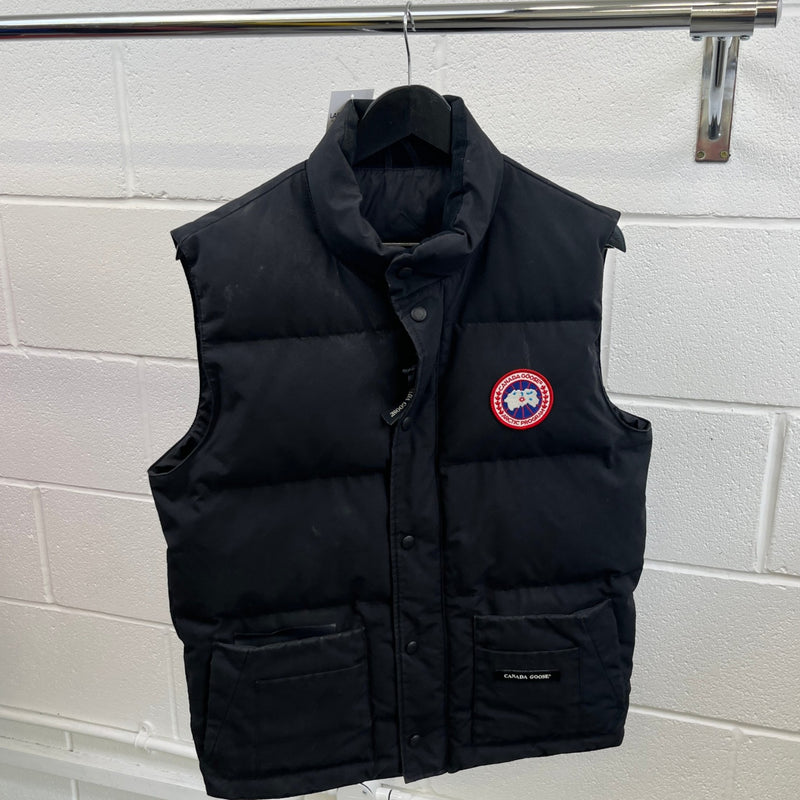 Men's Freestyle Crew Gilet Black Size M