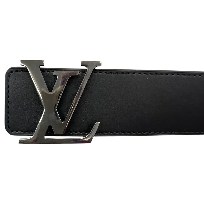 Men's Reversible LV Initials Belt Black Size 32"