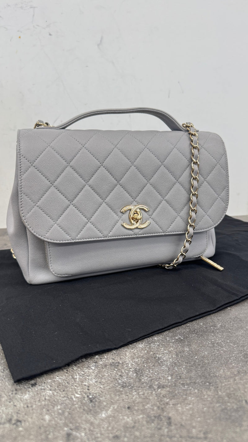 Women's Cc Affinity Flap Bag Grey
