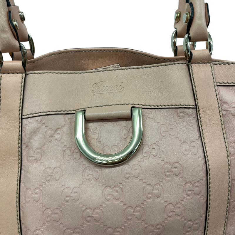Women's Guccissima Abbey D-Ring Handbag Pink