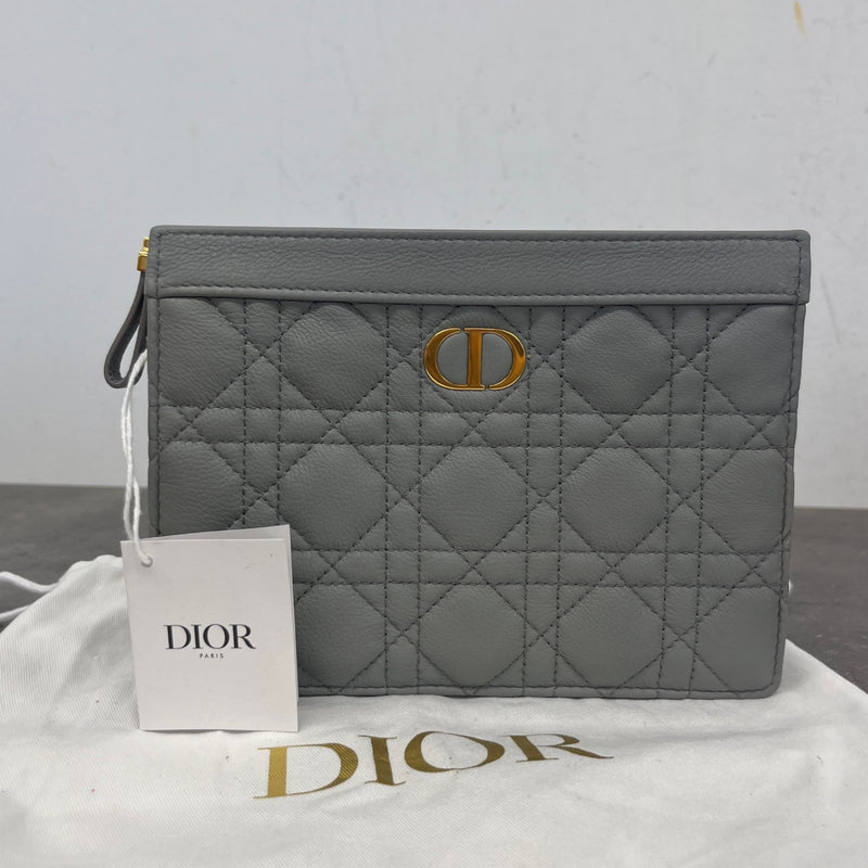 Women's Caro Zipped Pouch Grey