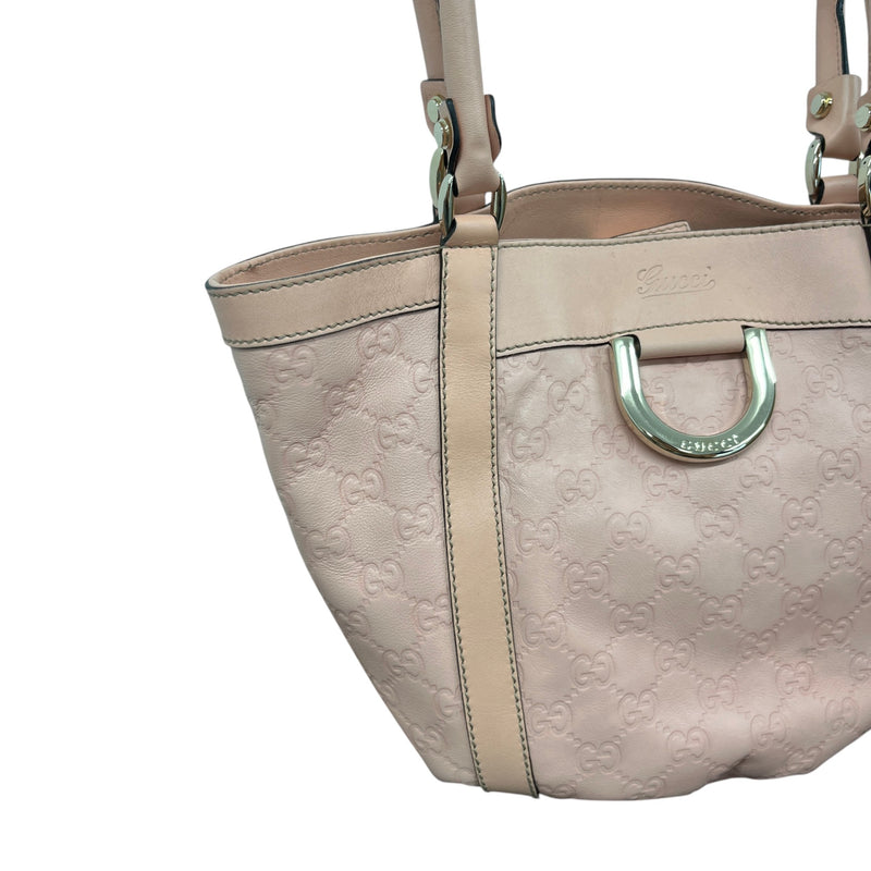 Women's Guccissima Abbey D-Ring Handbag Pink