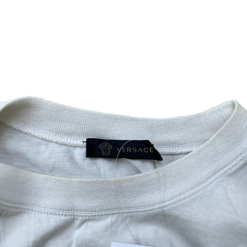Men's Logo Print T-Shirt White Size S