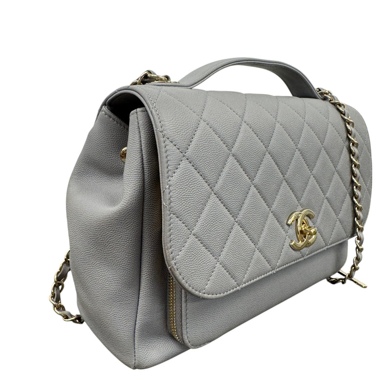 Women's Cc Affinity Flap Bag Grey
