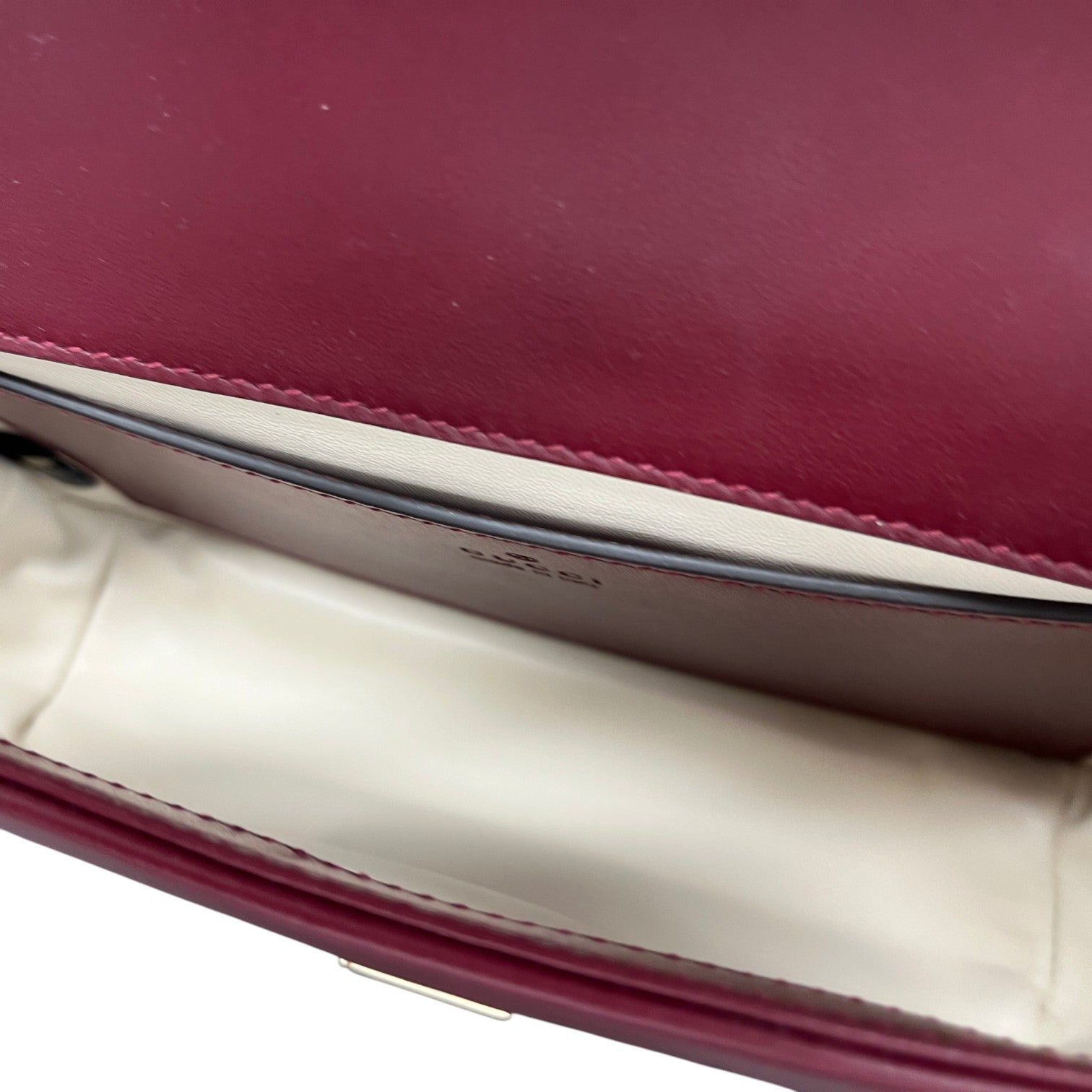 Women's Gg Marmont Small Bag Burgundy - Photo 11