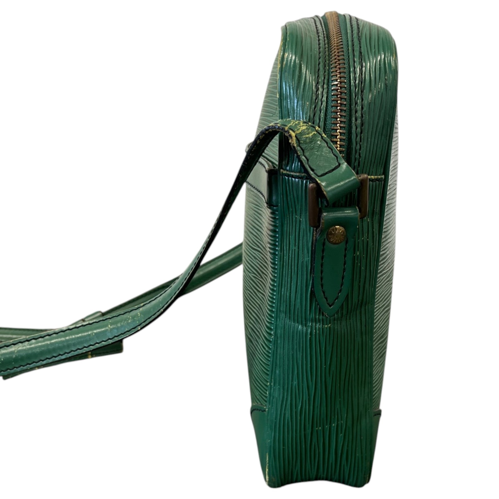 Men's Epi Danube Crossbody Bag Green - Photo 6