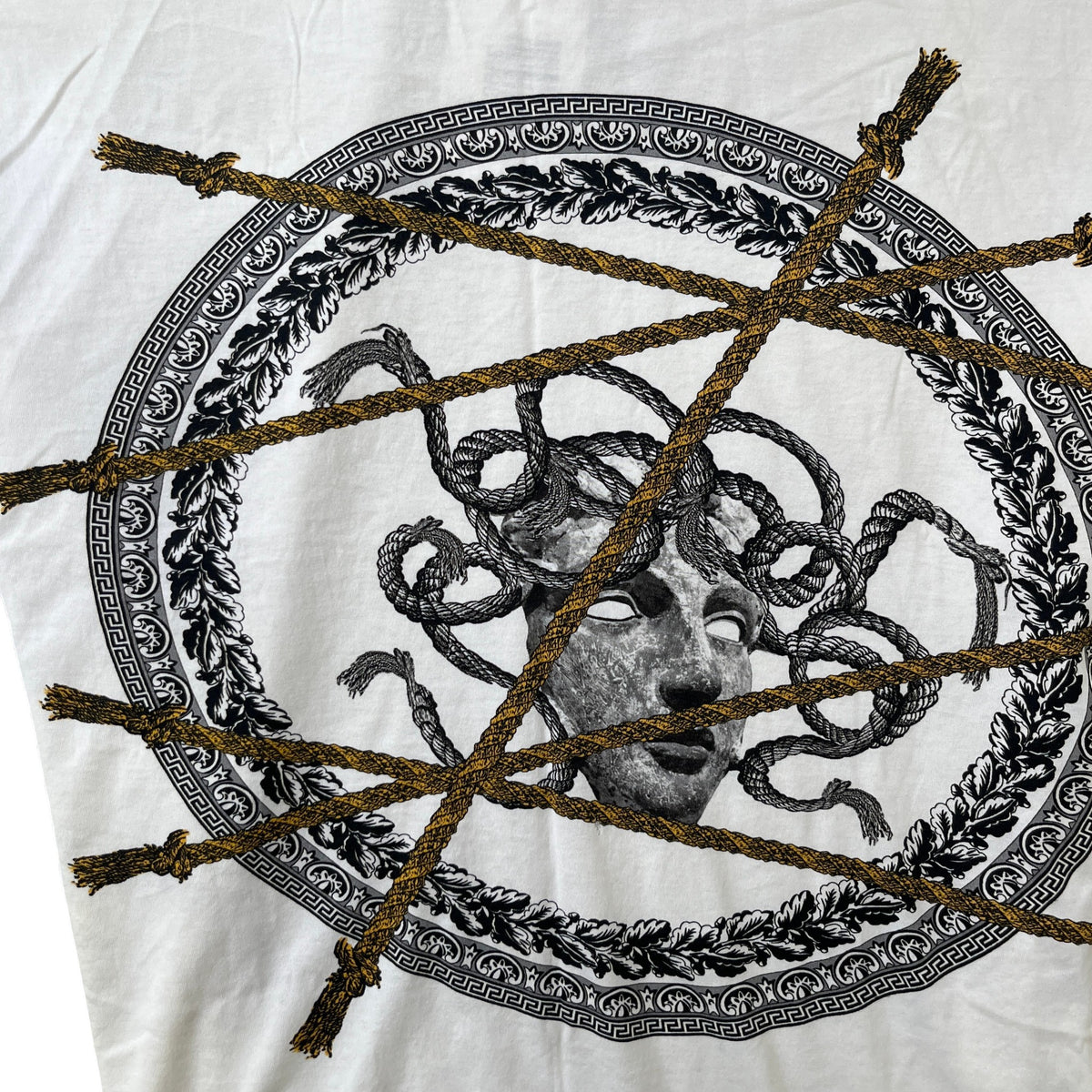 Men's Logo Print T-Shirt White Size S - Photo 5