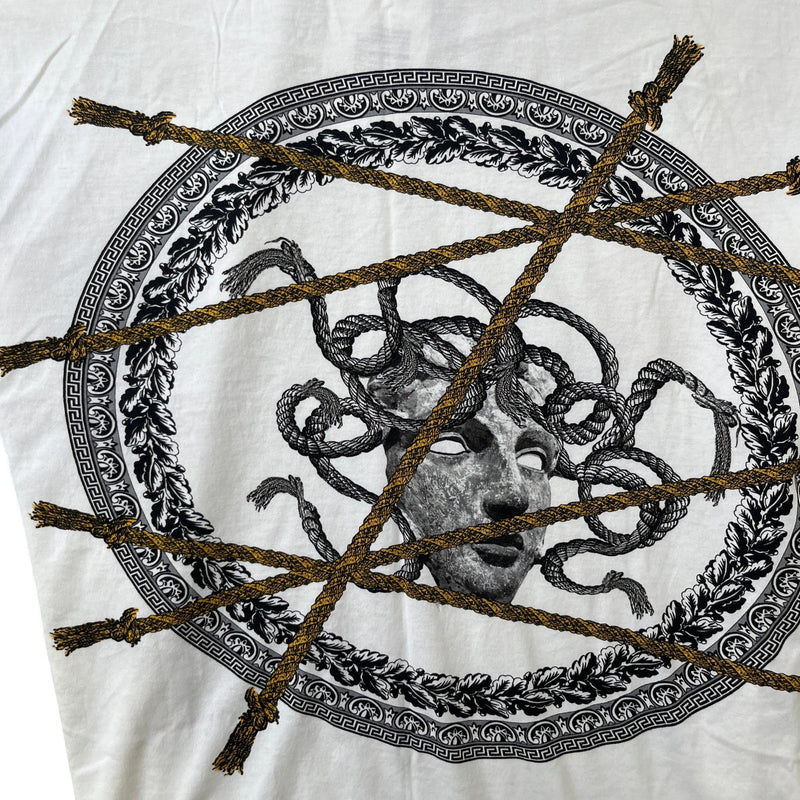 Men's Logo Print T-Shirt White Size S