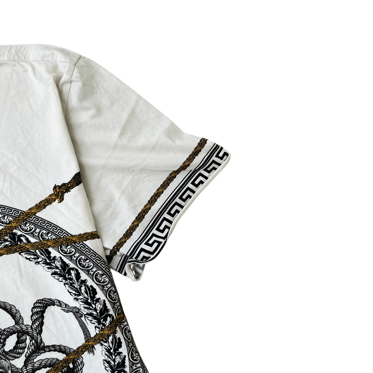 Men's Logo Print T-Shirt White Size S - Photo 6